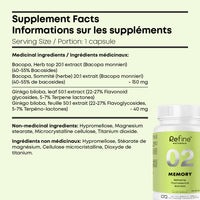 Refine Naturals™ MEMORY Supplement