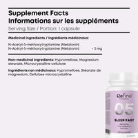 Refine Naturals™ SLEEP FAST + Melatonin