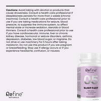 Refine Naturals™ SLEEP FAST + Melatonin